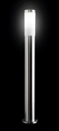 AF101-650 PALETTO GIARDINO ROTONDO ACCIAIO CON ATTACCO LAMPADA E27 LED 65cm