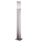 AF802-650 PALETTO GIARDINO QUADRATO ACCIAIO CON ATTACCO LAMPADA E27 LED 65cm