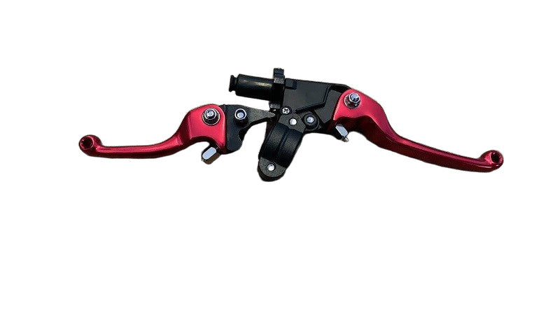 1 Cp Leva Frizione Leva Freno Pit Bike Cnc Rosso Racing
