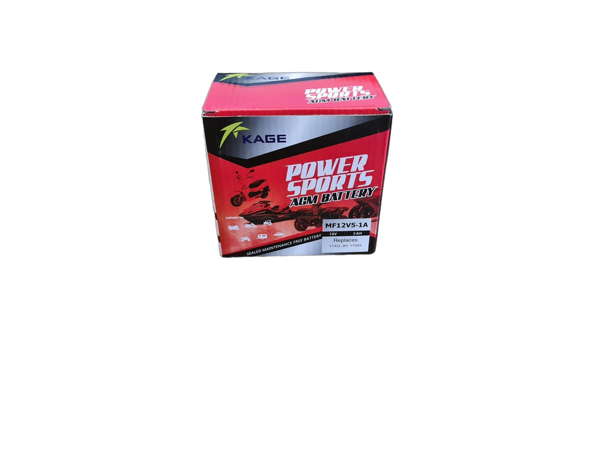 Batteria 5ah 12V Quad Miniquad Pitbike Moto Scooter Tecnologia Agm Mf12v5 – 1a