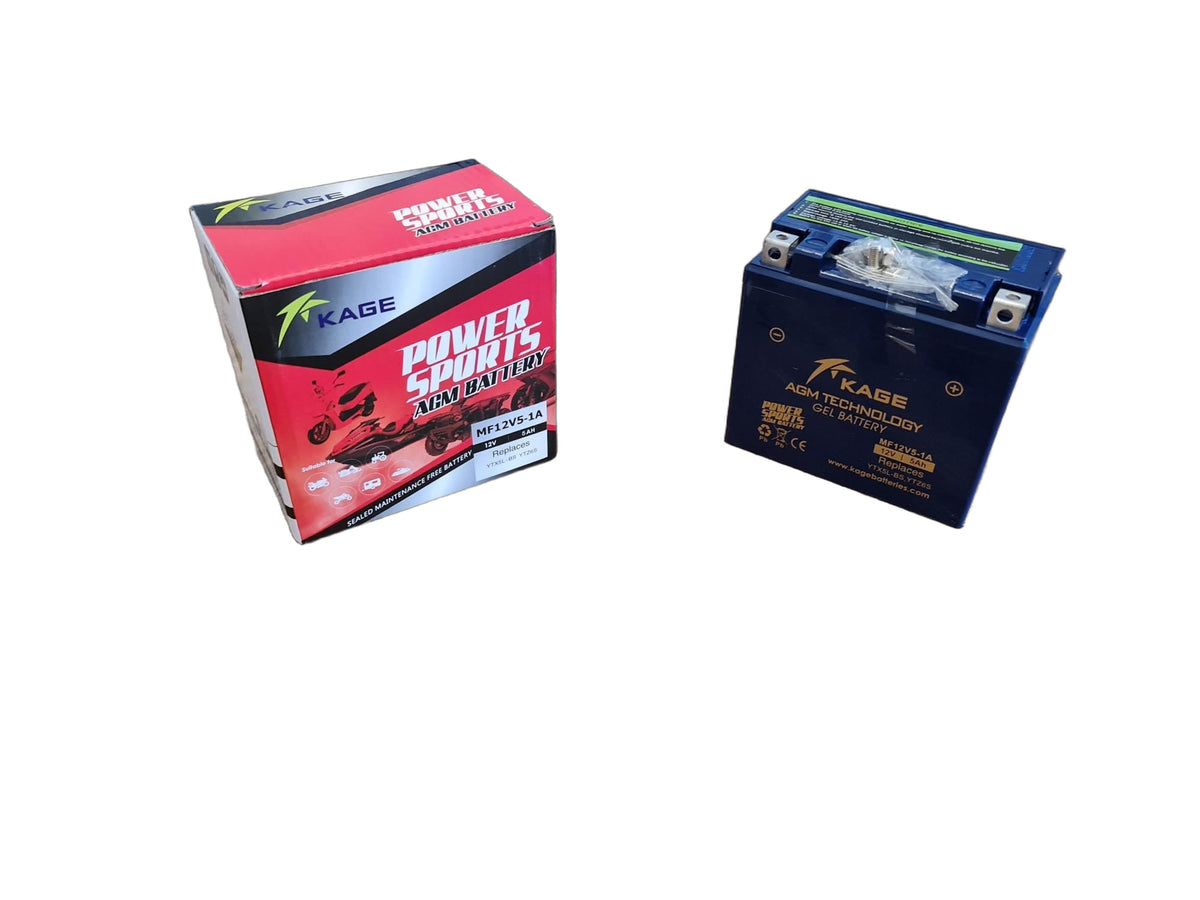 Batteria 5ah 12V Quad Miniquad Pitbike Moto Scooter Tecnologia Agm Mf12v5 – 1a
