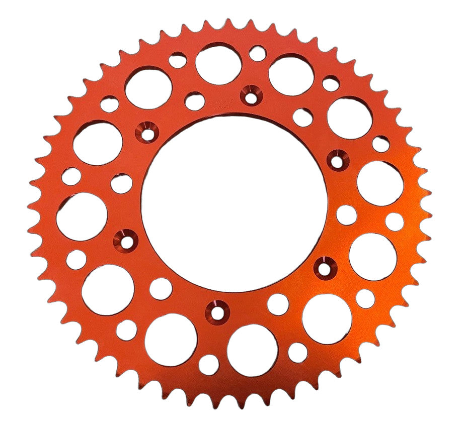 Corona 51 Denti Passo 520 Per Cross 125cc 2t In Ergal Arancione Racing