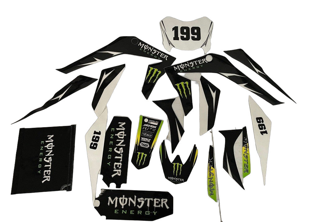 Adesivi Monster Per Pit Bike KAYO Ts90 Tsd110 Td125