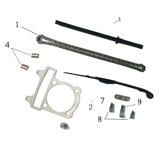 1cp Spessore Boccola Cilindrica Per Cilindro Blocco Motore Gy6 Quad KAYO Au180 180cc
