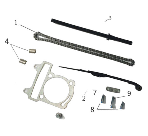 1cp Spessore Boccola Cilindrica Per Cilindro Blocco Motore Gy6 Quad KAYO Au180 180cc