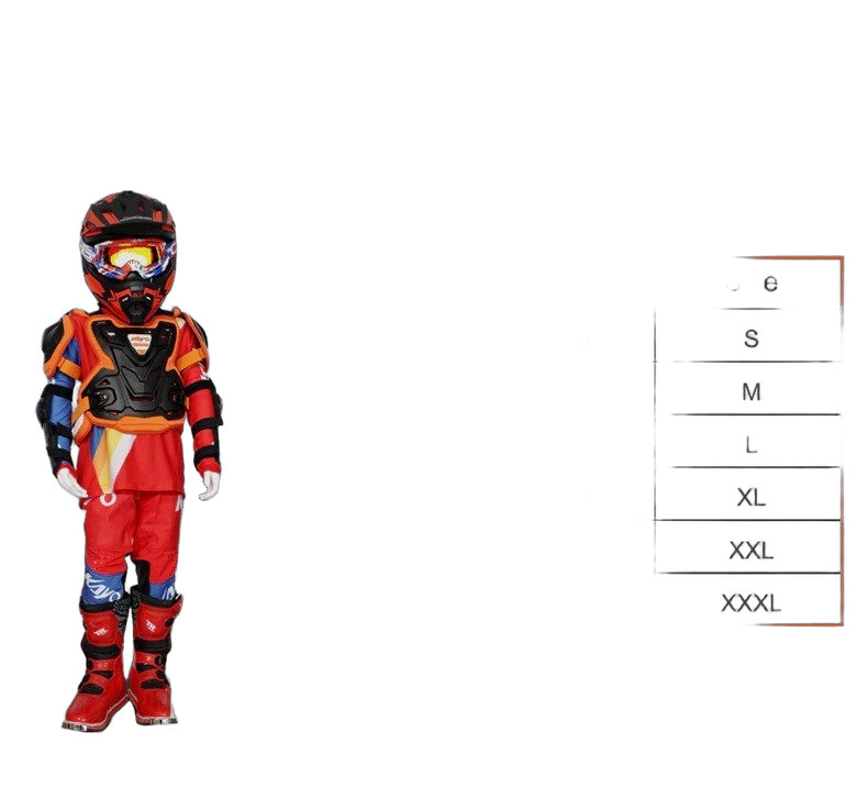 Tuta KAYO Da Moto Cross Bambino Pantaloni Maglia Flessibili Con Rinforzi