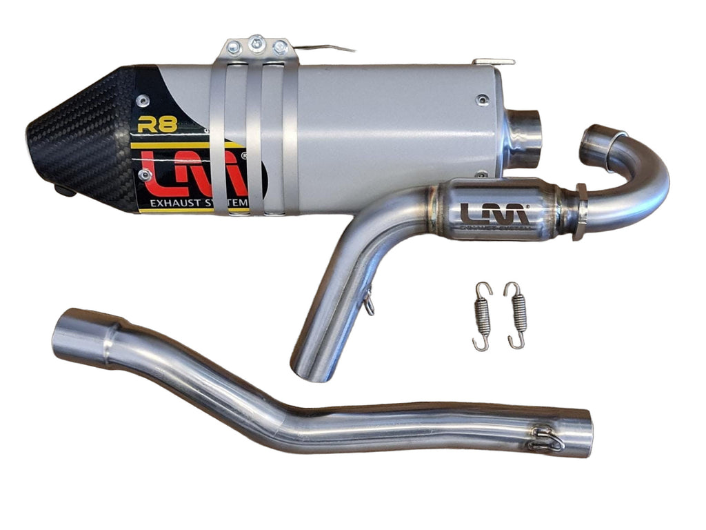 Marmitta Artigianale Completa Lm Per Serie KAYO Td Scarico Lm R8 Racing