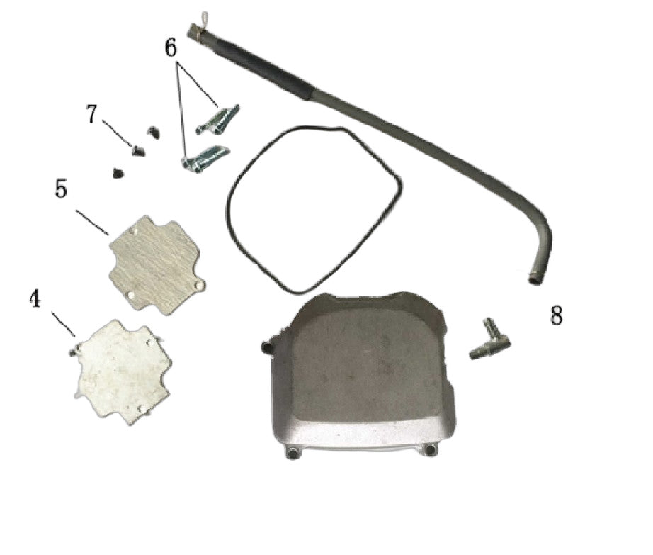 Raccordo Tubo Sfiato Olio Filtro Per Quad KAYO Gy6 Au180 180cc