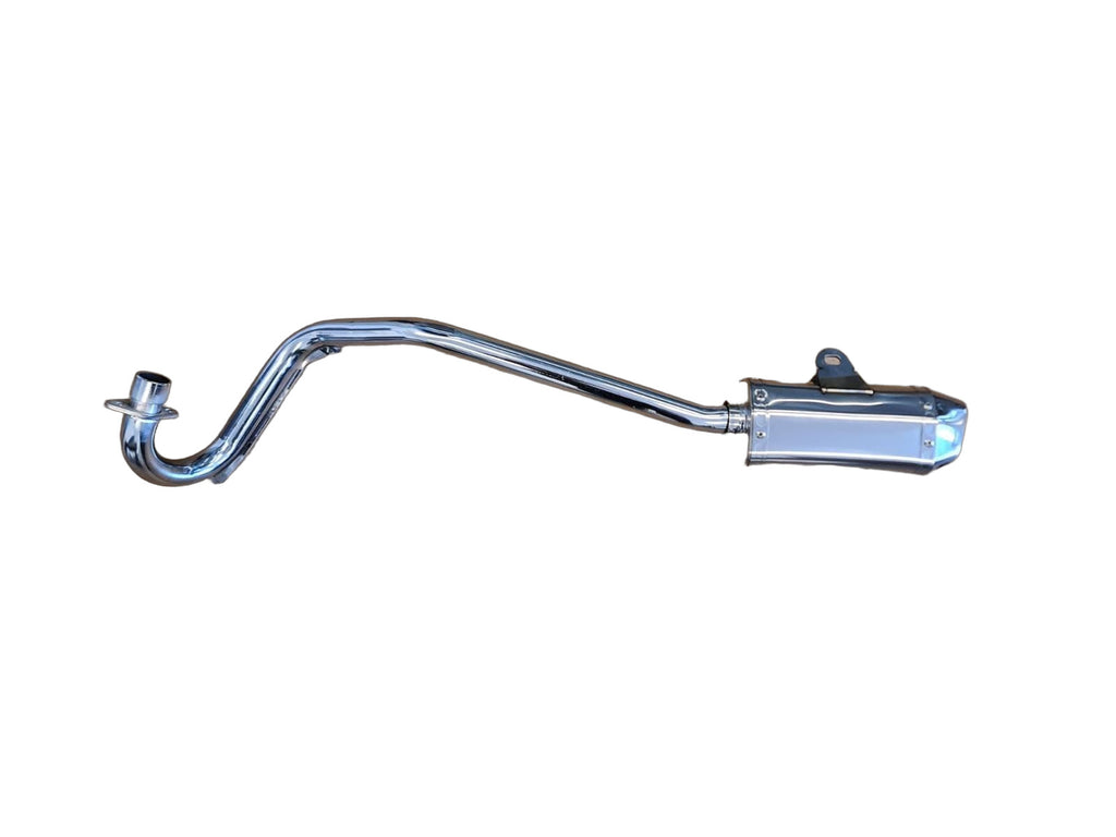 Marmitta Completa Per Pit Bike KAYO Tt190r Scarico Terminale Silenziatore