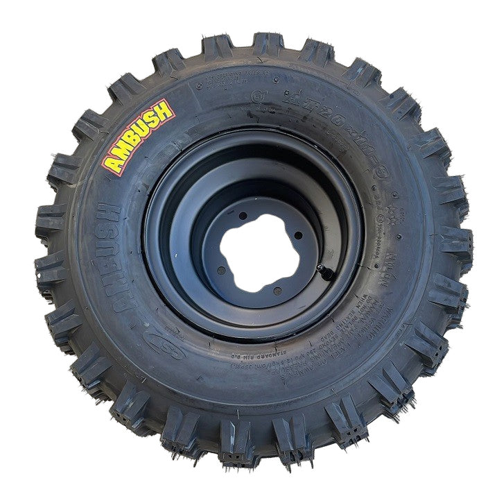 1 Coppia Gomme Cerchiate Posteriori Destra Sinistra 20x11 – 9 Per Quad KAYO A300 300cc