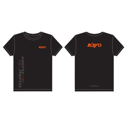 Maglietta KAYO Moto Nera Arancio