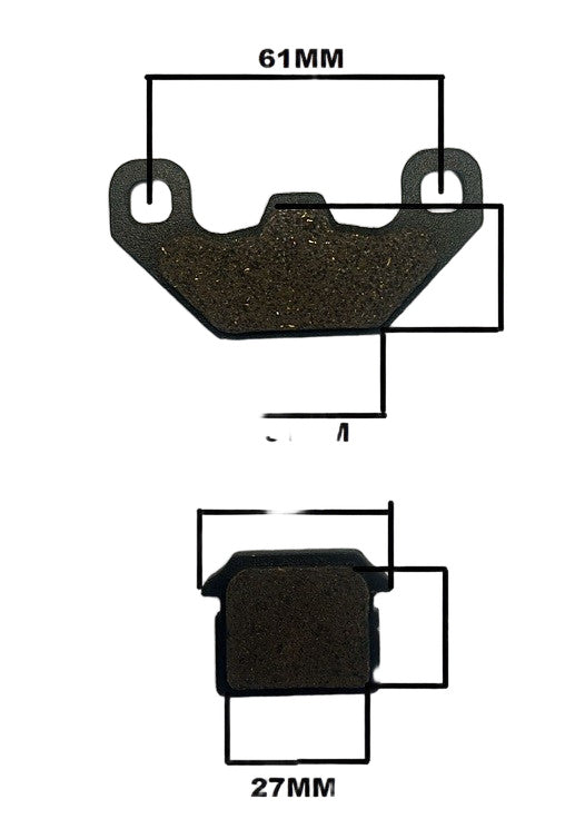 1cp Pastiglie Freno Posteriori Per Minicross Morini 50cc 2t