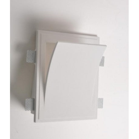 mw8401 FARETTO IN GESSO MURO DA PARETE A SCOMPARSA X LAMPADE LED DESIGN