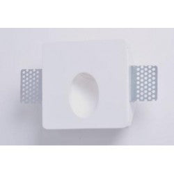 mw9430 FARETTO SEGNAPASSI IN GESSO MURO DA PARETE A SCOMPARSA X LAMPADE LED DESIGN