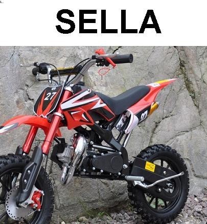 SELLA MINICROSS 10" SPIDER - minimoto cross