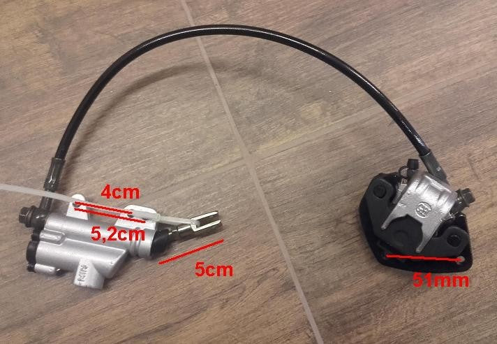 POMPA FRENO POSTERIORE KTM MORINI IDRAULICO POMPA PINZA LEM ITALJET