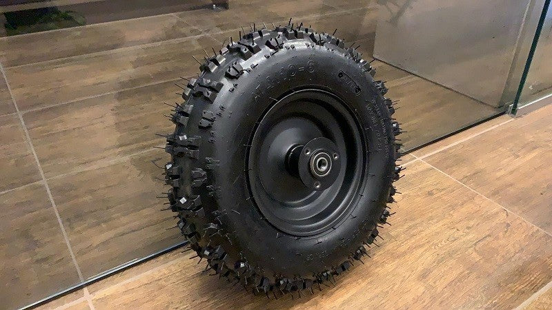 01PZ CERCHIO GOMMATO 4.10-6 anteriore MINIQUAD XXL RAPTOR 49CC 6 pollici - MINIATV ATV QUAD