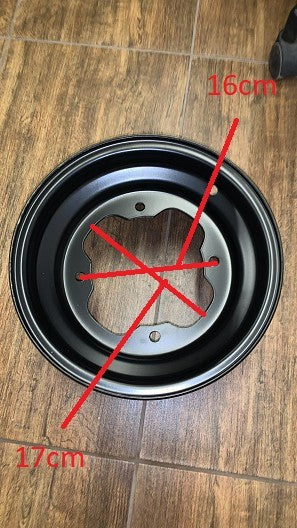CERCHIO PER GOMMA ANTERIORE 20X7-10 QUAD ATV KAYO AU200 COPERTONE GOMME DISTANZA FORI 18/15CM