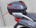 PLASTICA SUPERIORE PORTAPACCHI BAULETTO POSTERIORE - bici elettrica scooter sky II tipo z-tech