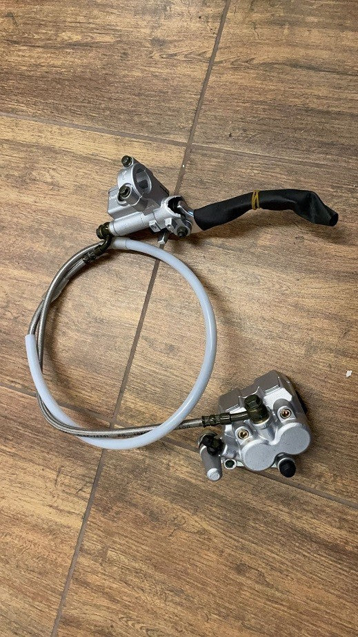 kit FRENI POMPA ANTERIORE kayo krz gp1 PIT BIKE COMPLETO PINZA - freno 125 140 150 160 CROSS
