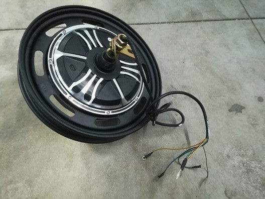 MOTORE A DISCO RUOTA POSTERIORE COMPLETO - bici elettrica scooter sky II tipo z-tech